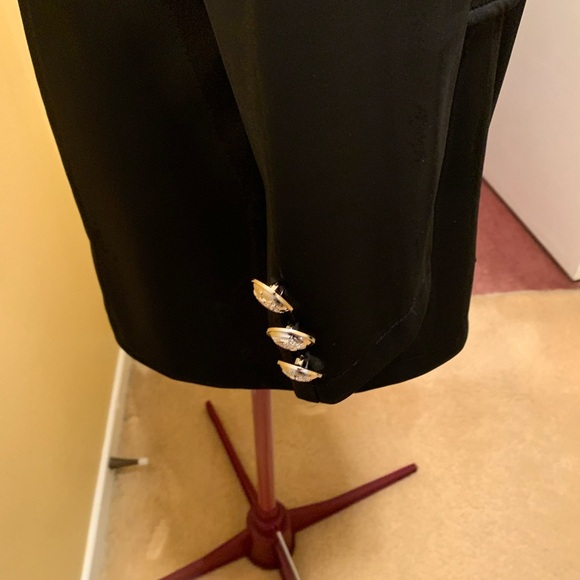 Unbranded Black Jacket with gold buttons NWOT - Picture 7 of 11